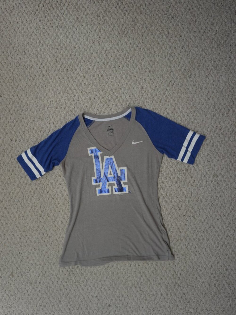 Vintage Nike x Genuine Merchandise LA Dodgers Baseball Varisty Tee Shirt M